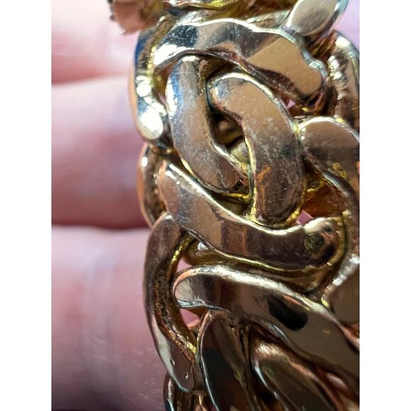 Moda Al Massimo White Cubic Zirconia Gold Over Bronze Designer Bracelet - Picture 5 of 16